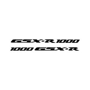 Suzuki GSX-R1000 Decals (2pc) - Superbike Racing Fairing Logo Vinyl