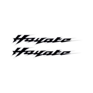 Suzuki Hayate Street Decals (2pc) - Commuter Tank Panel Logo Vinyl Set