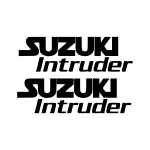 Suzuki Intruder Style 2 Decals (2pc) - Custom Cruiser Body Panel Logo