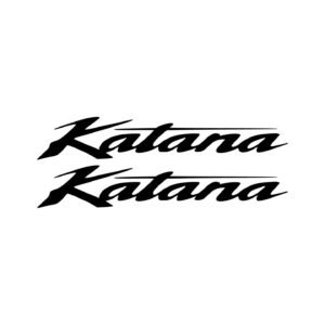Suzuki Katana Style 2 Stickers – Retro Naked Bike Decals (2-Pack)