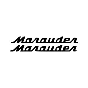 Suzuki Marauder Muscle Decals (2pc) - Custom Cruiser Tank & Fender Vinyl