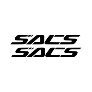 Suzuki SACS Oil-Cooled Decals (2pc) - Classic Performance Engine Graphics