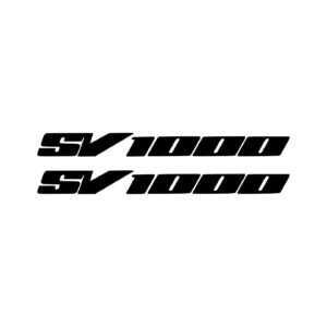 Suzuki SV1000 Style 2 Decals (2pc) - Performance Street Tank Panel Vinyl