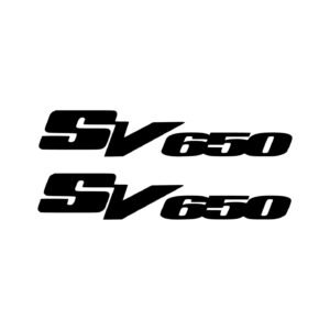 Suzuki SV650 Naked Bike Stickers – Streetfighter Tank Fairing Motorcycle Decals (2-Pack)