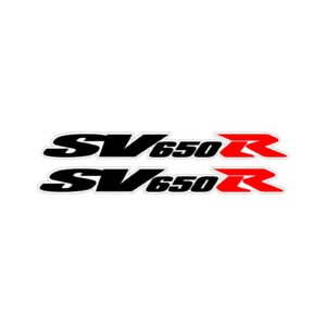 Suzuki SV650R Sport Decals (2pc) - Performance Riding Fairing Logo Vinyl