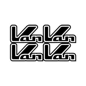 Suzuki VanVan Stickers – RV125 RV200 Retro Trail Scrambler Panel Decals (2-Pack)