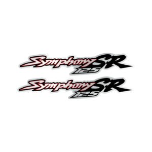SYM Logo Style 2 Pair (2-Piece) Stickers Decals for Scooter Fairings