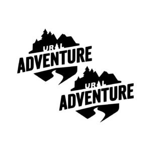 Ural Adventure Decals (2pc) - Sidecar Body Panel Logo Vinyl