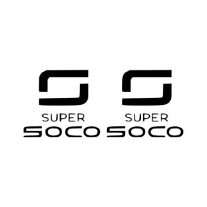 Vmoto Super Soco Decals (2pc) - Electric Bike Panel Logo Vinyl