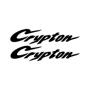 Yamaha Crypton Motorcycle Model Graphic Pair (2-Piece) Stickers Decals for Tank Fairings or Body Panels
