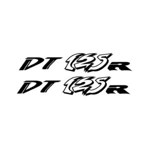 Yamaha DT 125R Enduro Model Pair (2-Piece) Stickers Decals for Tank Shrouds or Side Panels