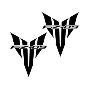 Yamaha Logo Style 2 Motorcycle Pair (2-Piece) Stickers Decals for Fairings Tank or Helmet