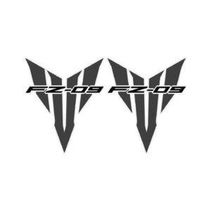 Yamaha Classic Logo Motorcycle Pair (2-Piece) Stickers Decals for Fairings Tank Helmet or Bodywork