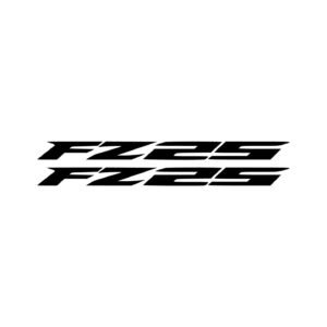 Yamaha FZ 25 Style 2 Street Pair (2-Piece) Stickers Decals for Tank Shrouds or Body Panels