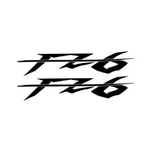 Yamaha FZ 6 Street Motorcycle Pair (2-Piece) Stickers Decals for Fairings Tank or Side Panels