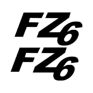 Yamaha FZ6 Style 5 Street Motorcycle Pair (2-Piece) Stickers Decals for Tank Shrouds Fairings or Side Panels
