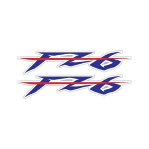 Yamaha FZ6 Style 2 Street Pair (2-Piece) Stickers Decals for Fairings Tank or Side Panels