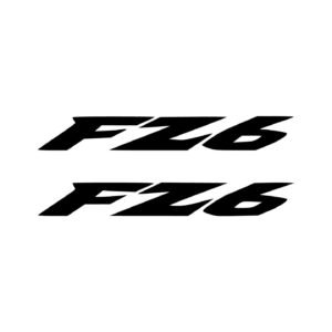 Yamaha FZ6 Style 2 Street Pair (2-Piece) Stickers Decals for Tank Fairings or Body Panels