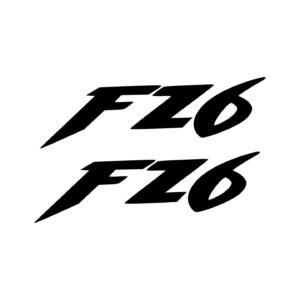 Yamaha FZ6 Style 4 Street Pair (2-Piece) Stickers Decals for Tank Fairings or Body Panels