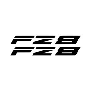 Yamaha FZ8 Style 2 Street Pair (2-Piece) Stickers Decals for Tank Fairings or Body Panels