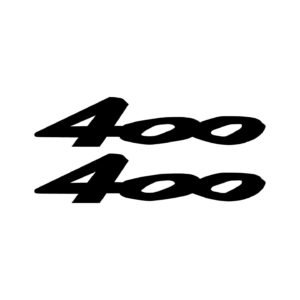 Yamaha FZR 400 Number Racing Pair (2-Piece) Stickers Decals for Fairings Tail or Track Bodywork