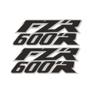Yamaha FZR 600 Sportbike Pair (2-Piece) Stickers Decals for Fairings Tank or Racing Bodywork