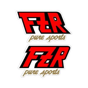 Yamaha FZR Pure Sports Sportbike Pair (2-Piece) Stickers Decals for Fairings Tank or Racing Panels