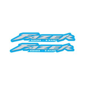 Yamaha FZS 1000 Fazer EXUP Pair (2-Piece) Stickers Decals for Fairings Tank or Side Panels
