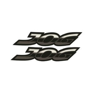 Yamaha Jog Style 3 Scooter Pair (2-Piece) Stickers Decals for Side Panels Front Fairing or Bodywork