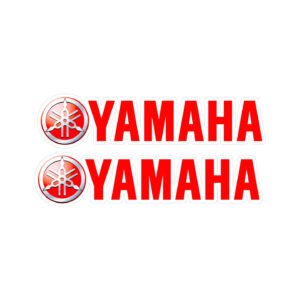 Yamaha Logo Stickers – Motorcycle Fairing Tank Helmet Decals (2-Pack)