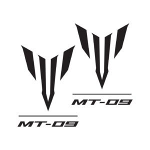 Yamaha MT-09 Naked Motorcycle Pair (2-Piece) Stickers Decals for Tank Fairings or Side Panels