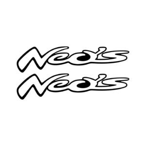 Yamaha Neos Outline Scooter Pair (2-Piece) Stickers Decals for Side Panels Fairing or Bodywork