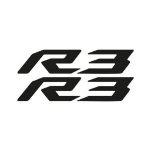 Yamaha Classic Logo Motorcycle Pair (2-Piece) Stickers Decals for Fairings Tank Helmet or Bodywork