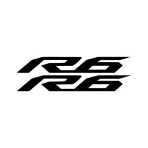 Yamaha Logo Style 2 Motorcycle Graphic Pair (2-Piece) Stickers Decals for Fairings Tank Helmet or Body Panels
