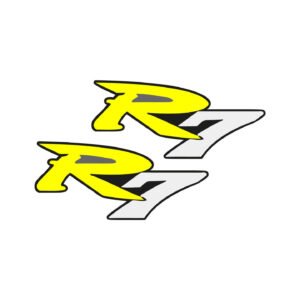 Yamaha Style 2 Universal Motorcycle Pair (2-Piece) Stickers Decals for Fairings Tank or Bodywork