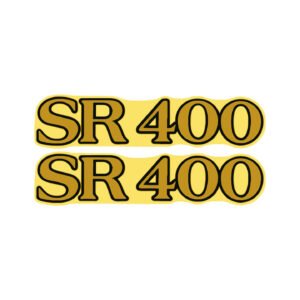 Yamaha SR400 Café Racer Stickers – Classic Motorcycle Decals (2-Pack)