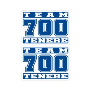 Yamaha Super Tenere Team 700 Blue Pair (2-Piece) Stickers Decals for Fairings Tank or Racing Bodywork