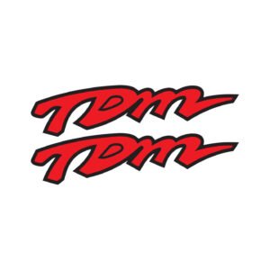 Yamaha TDM Red Sport Touring Pair (2-Piece) Stickers Decals for Fairings Tank or Side Panels