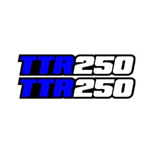Yamaha TT-R 250 Trail Bike Pair (2-Piece) Stickers Decals for Shrouds Swingarm or Enduro Plastics