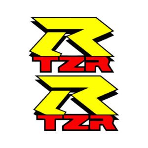Yamaha TZR Style 3 Sportbike Pair (2-Piece) Stickers Decals for Fairings Tank or Racing Bodywork