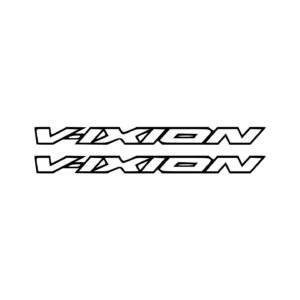 Yamaha V-Ixion Outline Street Pair (2-Piece) Stickers Decals for Tank Shrouds Fairings or Side Panels
