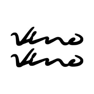 Yamaha Vino Retro Scooter Pair (2-Piece) Stickers Decals for Side Panels Front Fairing or Bodywork