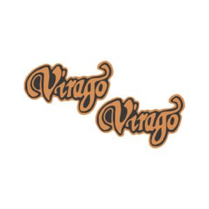 Yamaha Virago Style 2 Cruiser Pair (2-Piece) Stickers Decals for Tank Fender or Side Covers