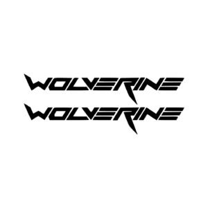 Yamaha Wolverine Style 2 ATV Pair (2-Piece) Stickers Decals for Fender Plastics Racks or Side Panels