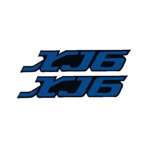 Yamaha XJ6 Style 2 Street Pair (2-Piece) Stickers Decals for Tank Shrouds Fairings or Side Panels