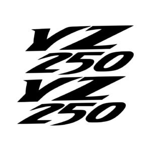 Yamaha YZ 250 MX Pair (2-Piece) Stickers Decals for Shrouds Swingarm or Motocross Plastics
