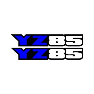 Yamaha YZ 85 MX Pair (2-Piece) Stickers Decals for Shrouds Swingarm or Youth Motocross Plastics
