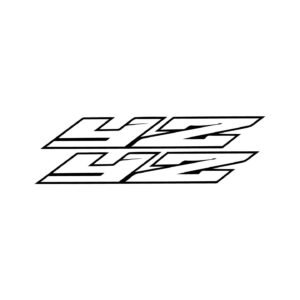 Yamaha YZ MX Graphic Pair (2-Piece) Stickers Decals for Shrouds Swingarm or Motocross Plastics
