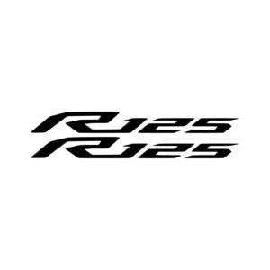 Yamaha R125 Style 2 MX Pair (2-Piece) Stickers Decals for Fairings Tank or Track Bodywork