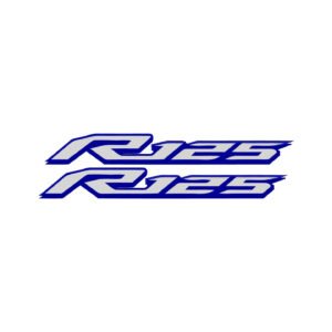 Yamaha R125 Supersport MX Pair (2-Piece) Stickers Decals for Fairings Tank or Racing Bodywork